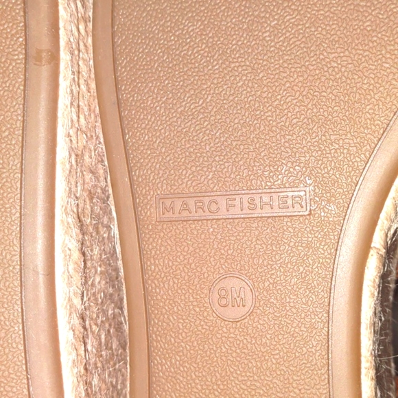 👣MARC FISHER Joven Espadrille Wedge Sandal in Natural Beige - Picture 11 of 17